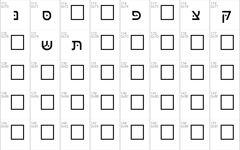 free hebrew font download for mac